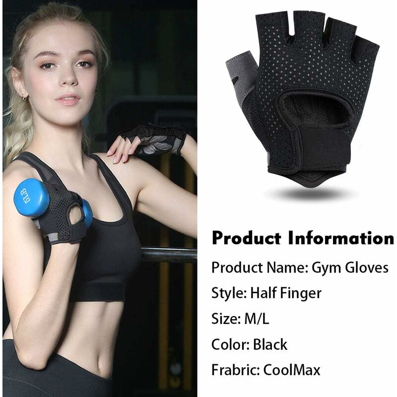Gant Antidérapant pour Musculation Traction Gym