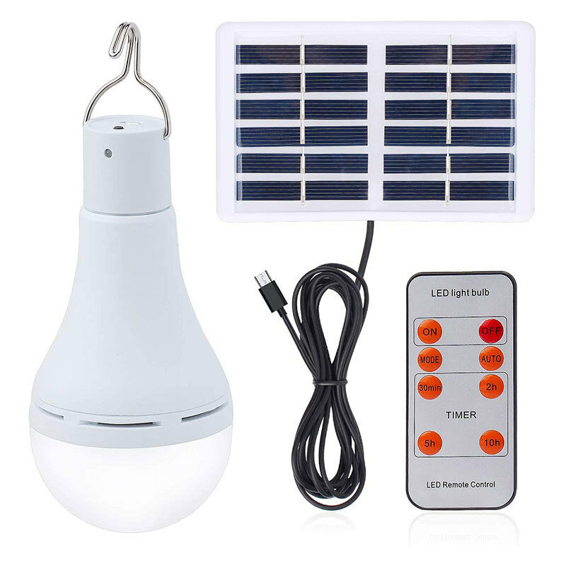 Lampe LED solaire portative sans fil blanc chaud dimmable Beige IP54