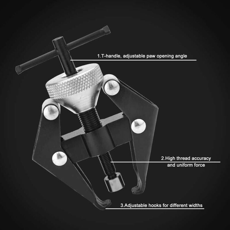 Extracteur d'essuie-glace, outil de démontage de bras d'essuie-glace de  taille standard en acier au carbone compact pour tuyau de boîtier droit ou  cannelé de 15 mm : : Auto et moto