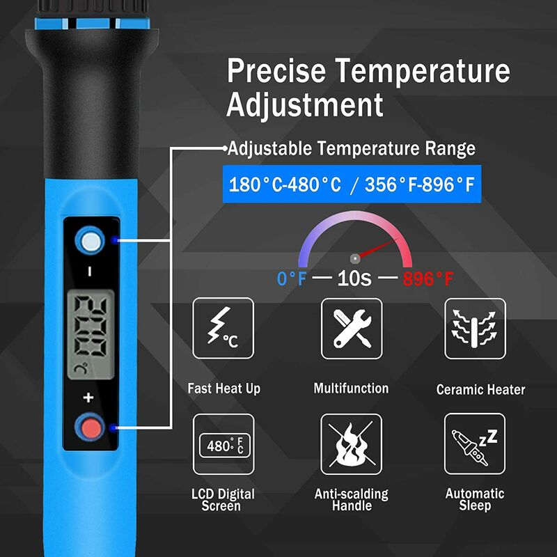 Thermomètre d'eau numérique universel pour moto, facile à transporter, 12V  DC, avec Tee de 16mm