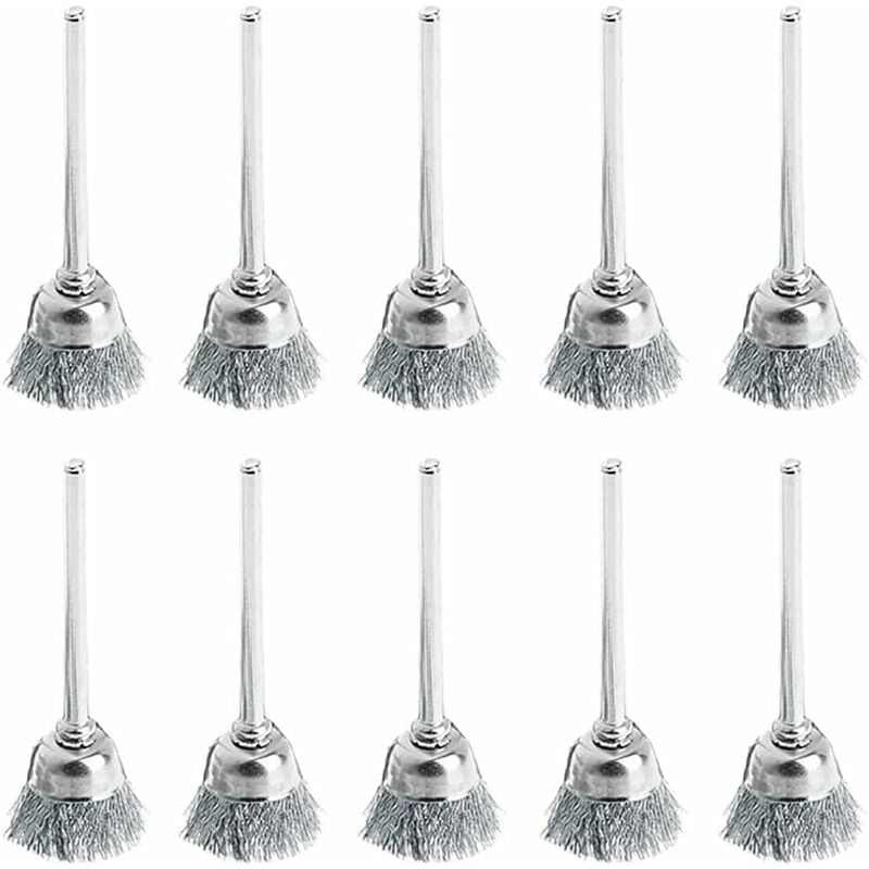 GABRIELLE 45 Pièces Outil de Perceuse à Bois Brosse Métallique Fil d'Acier  Inoxydable Brosse de