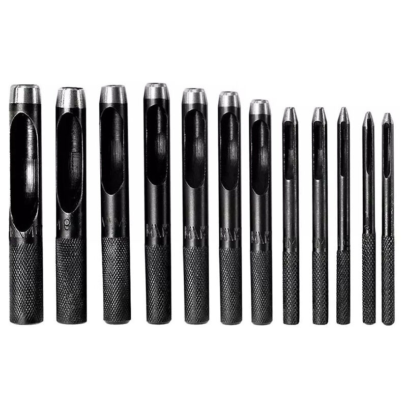 Lot de 5 Outils de Poinçonnage/Outil Perforateur/Perforatrice de  2/3/4/6/8mm - Poinçon