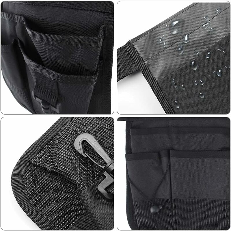 Porte-outils tactique multifonction en cuir avec boucle de ceinture et porte -clé pour lampe de poche, outils d'extérieur et camping