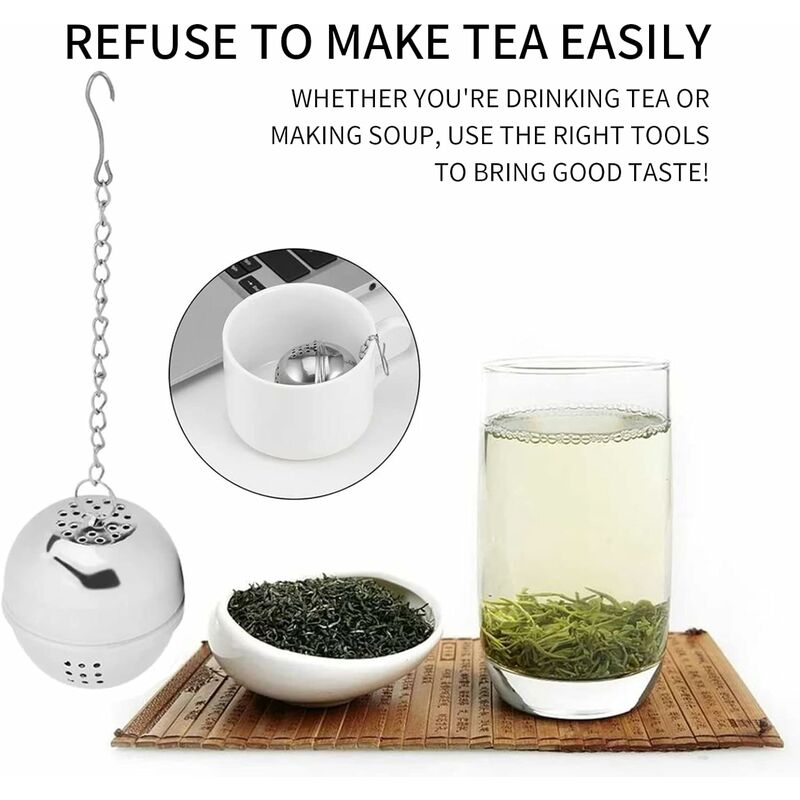 infuseur à thé en acier inoxydable madame, passoire à thé, ampoule à épices, boule de thé