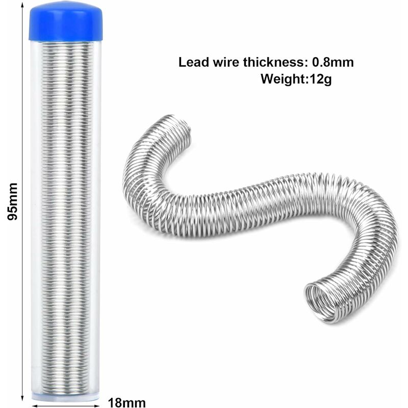 Fil à souder RS PRO 0.7mm, 250g, Plomb 40%, Etain 60%, fusion à