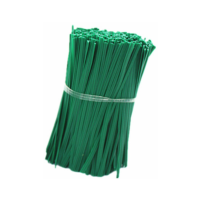 KOTARBAU® Fil de jardin 0,7 x 100 m - Revêtement en PVC - Vert - Fil de  liaison - Fil de serrage - Pour attacher les plantes - Galvanisé