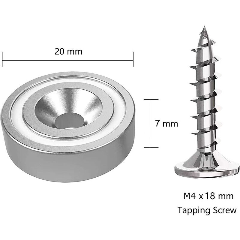 Aimant Néodyme N35 Ø 15 x 2 mm, The Solution Shop