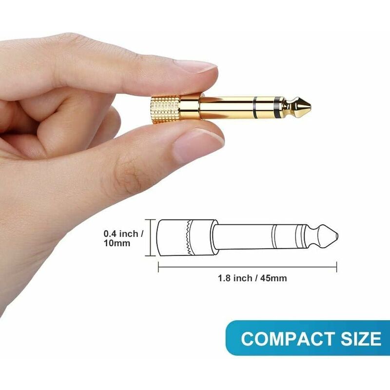 Adaptateur Jack 3,5 Mm Femelle / Femelle en zinc, Adaptateurs