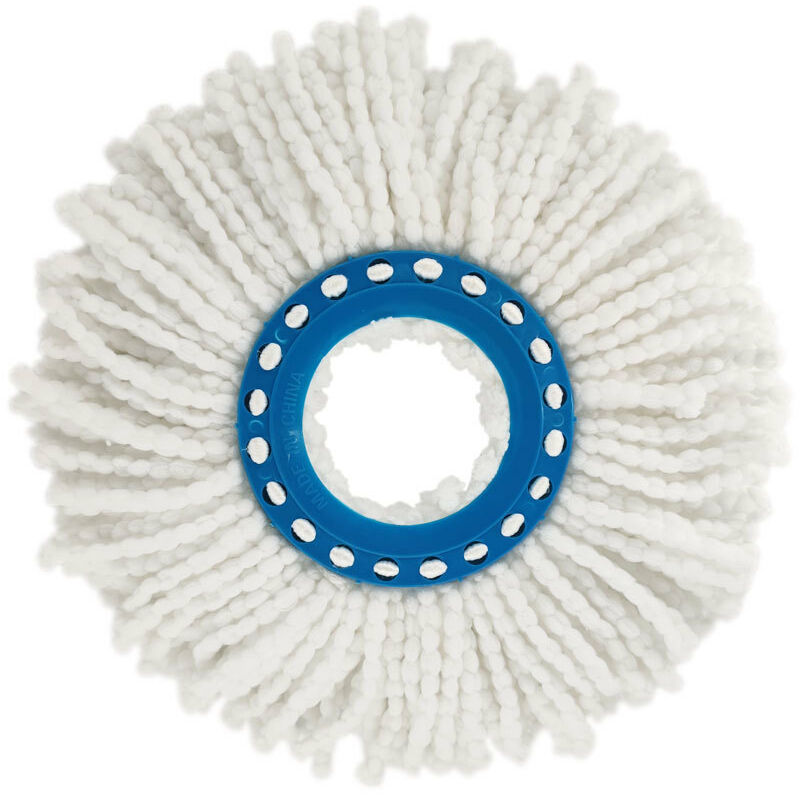 3pcs Mop Refill pour Vileda Spin And Clean Mop - Spin Mop Head Replacement  - Remplacement de tête de vadrouille en microfibre réutilisable lavable  pour nettoyer les sols