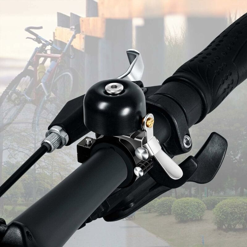 Cloche de vélo classique en laiton, son fort, anneau pour vélo