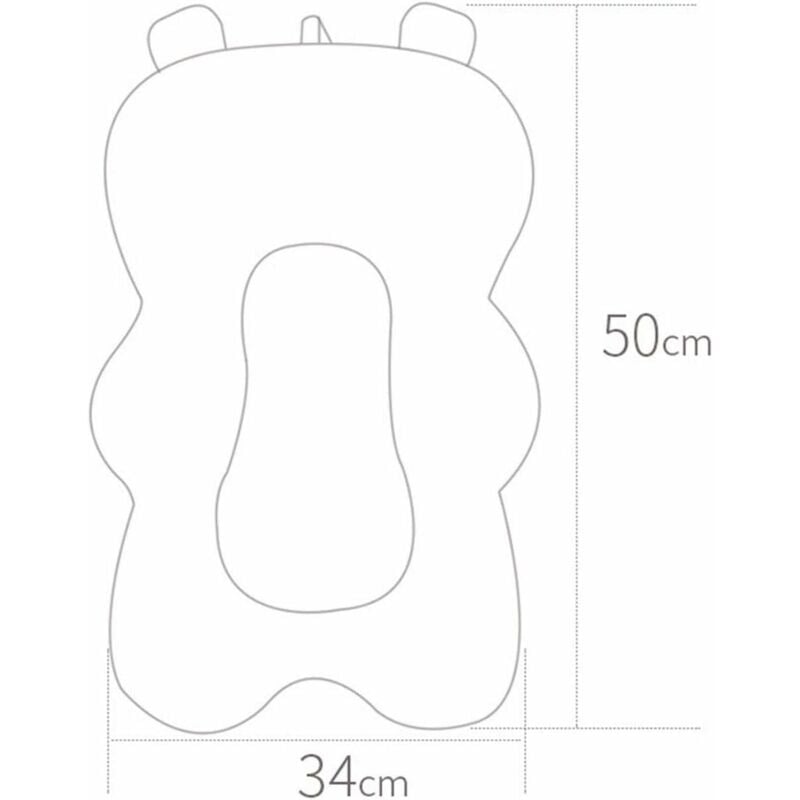 Coussin De Baignoire Bebe, Douche Bebe Tapis Anneaux, Coussin De Baignoire  pour Bébé, Tapis Antidérapant pour