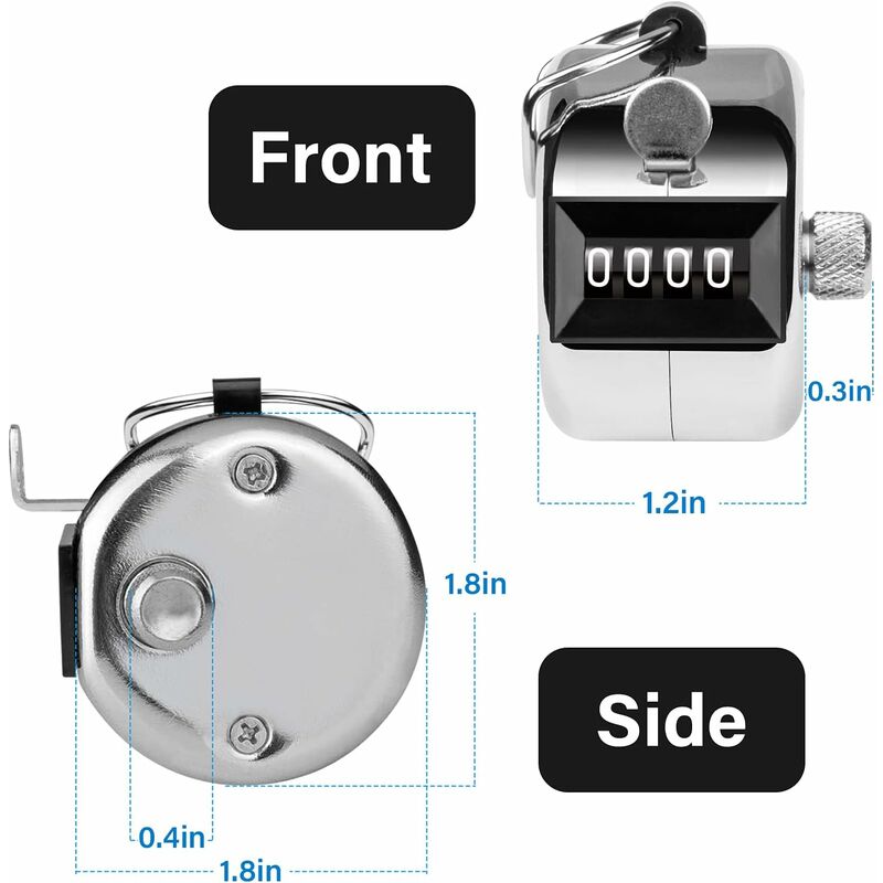 1pc Compteur De Chiffres, Compteur Mécanique De Chiffres, Compteur De  Compteurs Mécaniques, Compteur De Clics Mécanique, Compteur De Coups Manuel  Réin