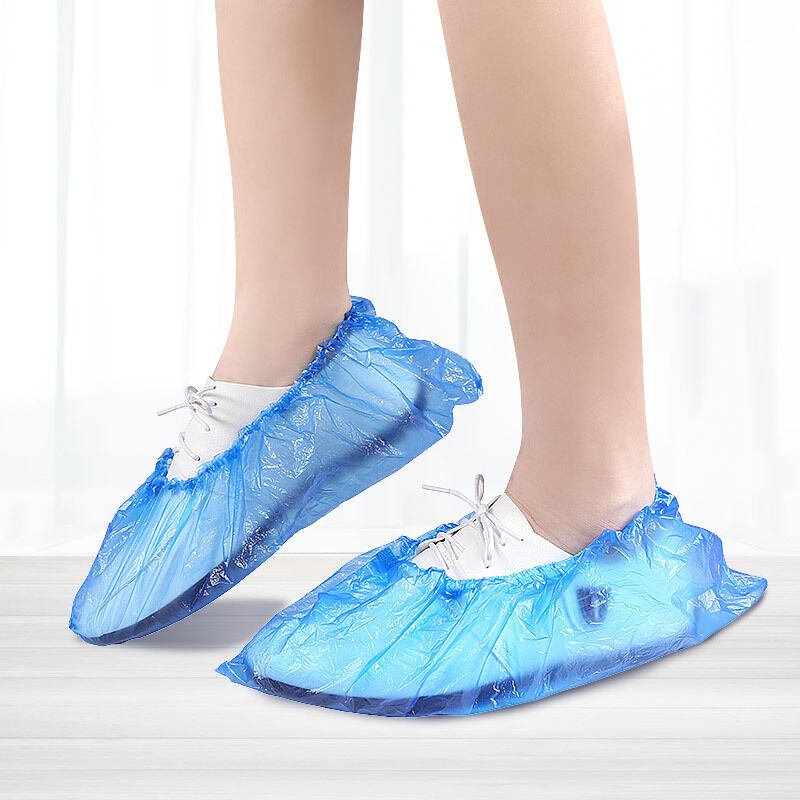 Housses de chaussures jetables premium jetables chaussures et housses de  bottes boîte de 100 paquet (50 paires) chaussures durables et imperméables  couvre-chaussures taille unique