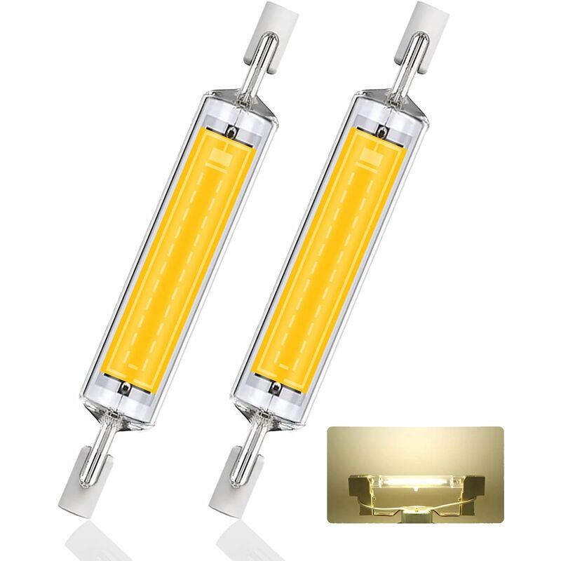 2 x Ampoules Navette SLIM - 3 LEDS 31mm - mirroir - France-Xenon