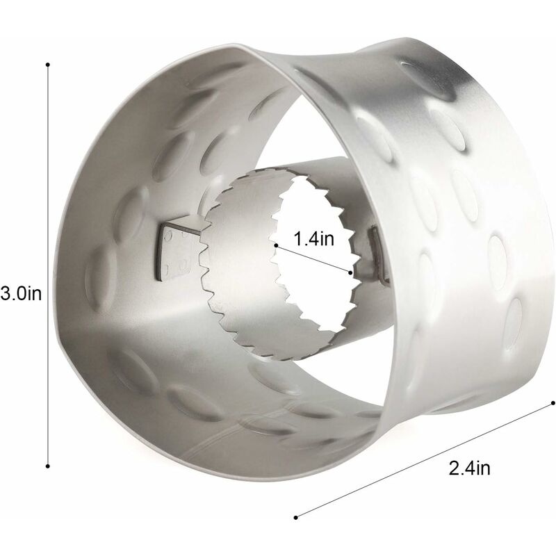 Éplucheur à maïs en acier inoxydable pour la maison et la cuisine avec lame  dentelée 61X77mm——VEBTles