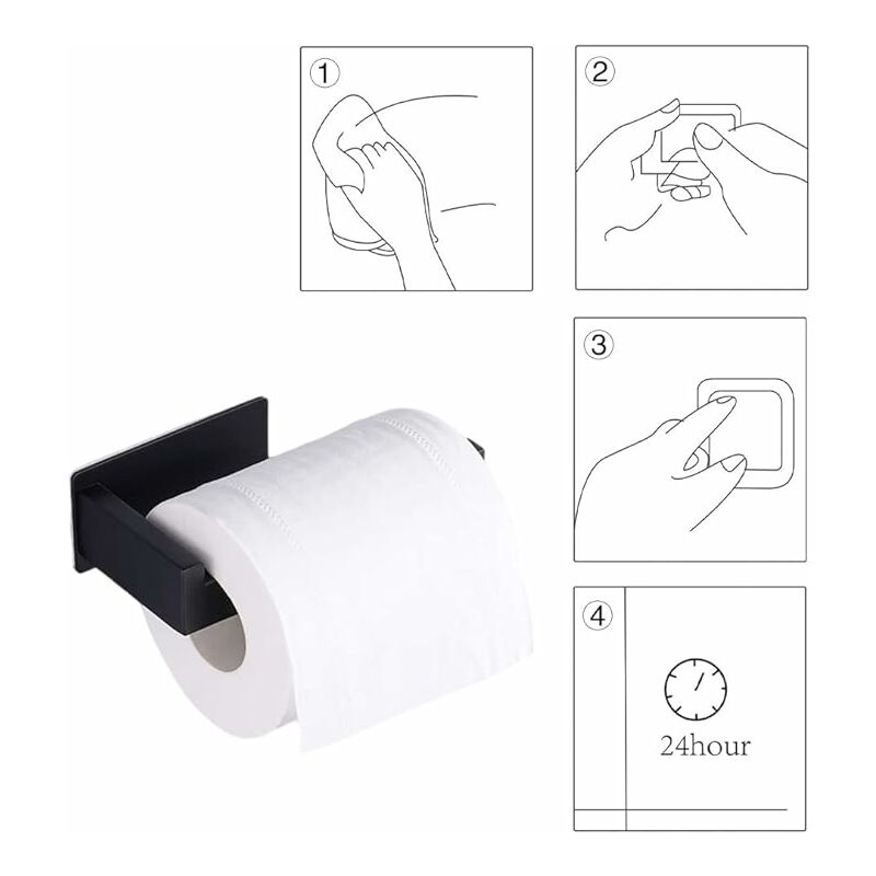 Porte Papier Toilette, Support Papier Toilette Acier Inoxydable 304.--Lefou