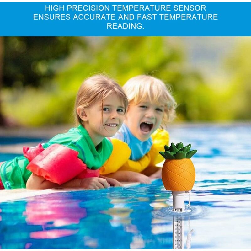 Thermomètre piscine d'aquarium ℃/℉ Thermomètre dessin animé mesure précise  `