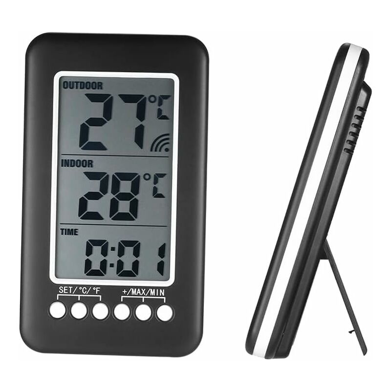MAVORI® 3 pcs. Mini thermomètre hygromètre intérieur petit thermometre  digital : Mesure précise de l'humidité intérieure et thermometre interieur  pour la mesure de la température et de l'humidité : : Jardin
