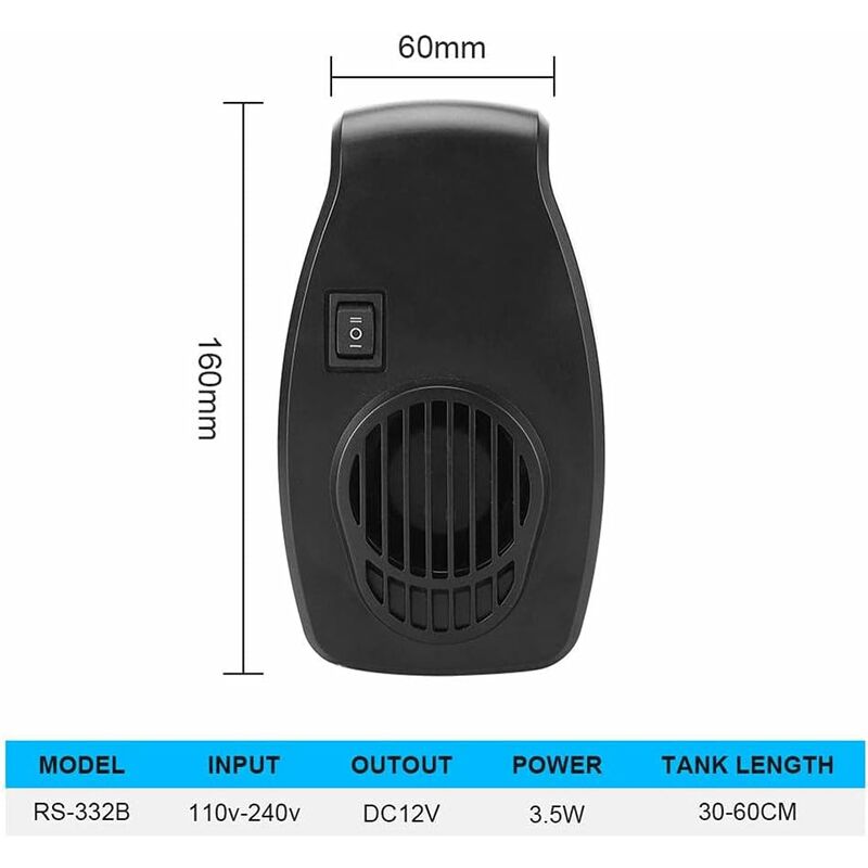 Ventilateur de refroidissement pour aquarium - Réglable - Extensible -  Multi-tête - Silencieux - Résistant - Mini contrôle de la température -  Économie d'énergie,Lonvrèe