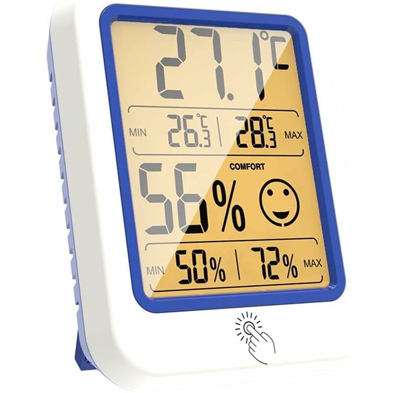 Station météo LCD ultra complète thermomètre hygromètre baromètre