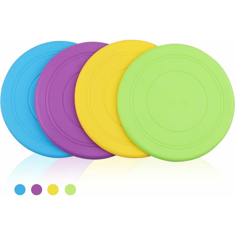 Frisbee Chien, Frisbee pour Chien, Freesbee pour Chien, 18cm Disque à  Lancer en Caoutchouc Résistant,Convient pour Dressage （Orange） - Cdiscount