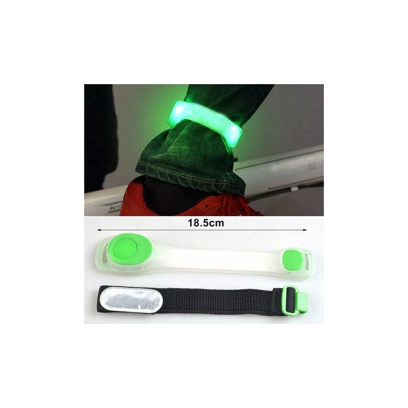 EasyULT Brassard Lumineux LED[2 Pièces], Bracelet LED Réfléchissant,  Réglable Bracelet de Sécurité Haute Visibilité pour Sport Extérieur, Le Vélo,  La Marche, Le Concerts pour Enfant ou Adulte(Rouge) : : Sports et  Loisirs