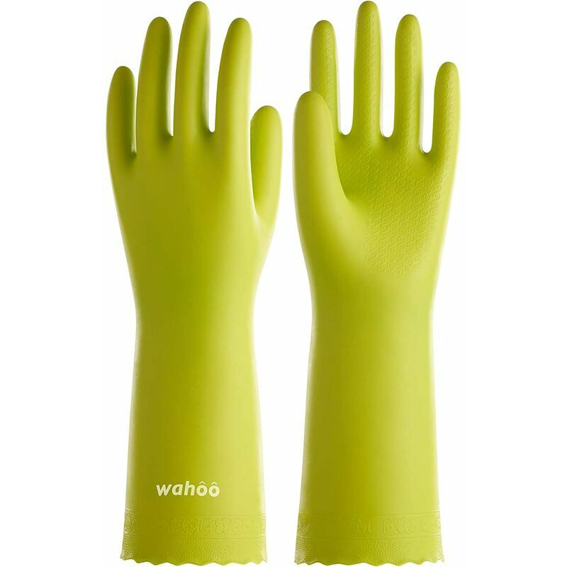 1 paire de gants de nettoyage pour lave-vaisselle en PVC, doux