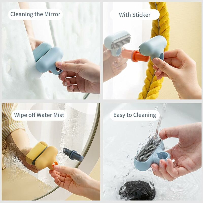 Acheter 1pc, Kit de brosse de nettoyage de pare-brise de vitre de voiture à  long manche-outil d'essuyage facile à utiliser pour nettoyer et protéger  votre pare-brise