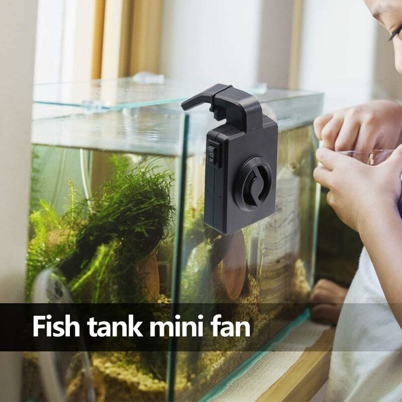 Ventilateur de refroidissement pour aquarium - Réglable - Extensible -  Multi-tête - Silencieux - Résistant - Mini contrôle de la température -  Économie d'énergie,Lonvrèe