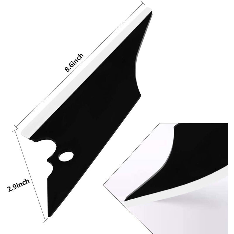 Kit Covering Outils de Film de fenêtre de Voiture Vinyle, Kit Complet  d'aimants en Plastique pour Film de Fibre de Carbone pour Voiture Ternel