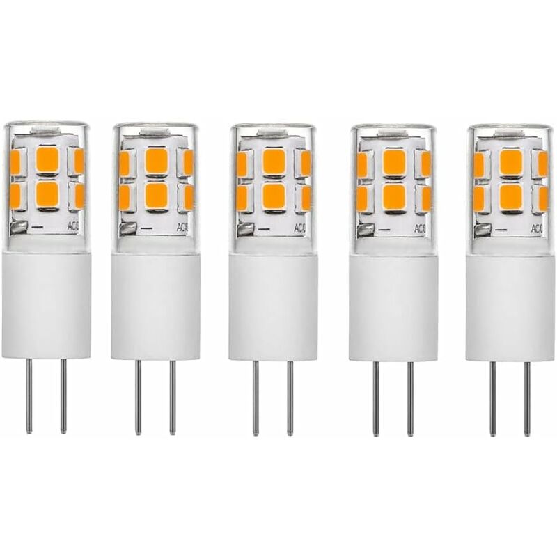 G4 LED Maïs COB 12V DC Ampoule 5W Blanc Chaud Froid 2835 SMD Remplacer  Halogène