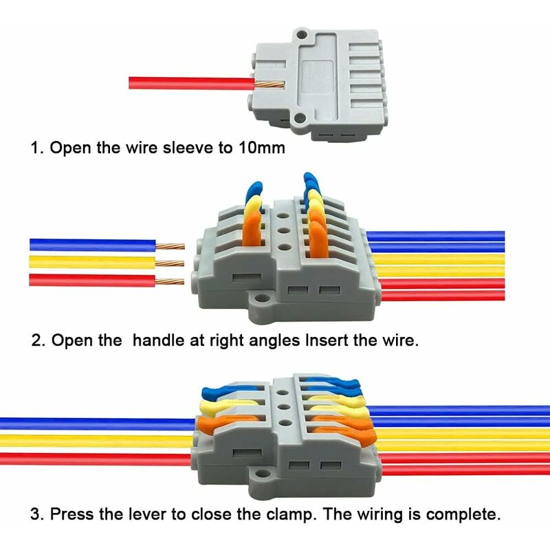 SONOFF - Connecteurs de cables avec levier de fonctionnement