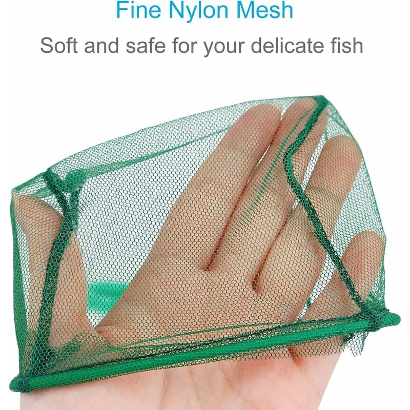 Filet d'Aquarium Noir, Filet de Pêche en Nylon Nylon, pour Filet d'Aquarium  