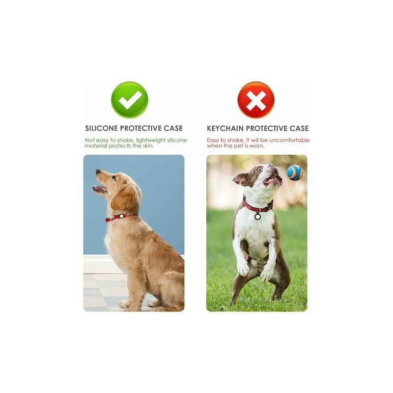 Airtag Support de Collier pour Chien Ultra étanche, sécurisé et