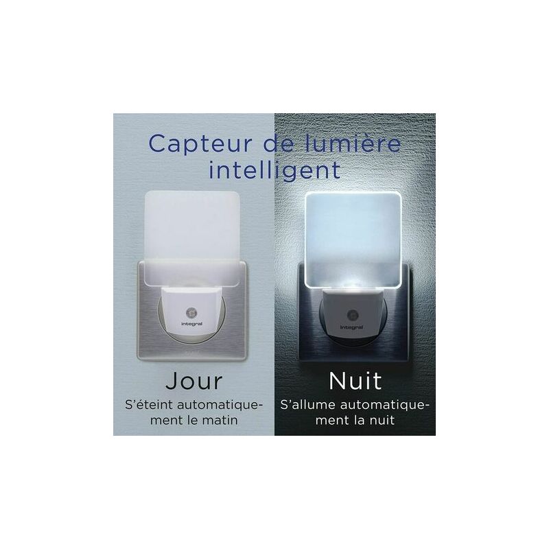 Integral Veilleuse LED Avec Détecteur Automatique Jour/Nuit