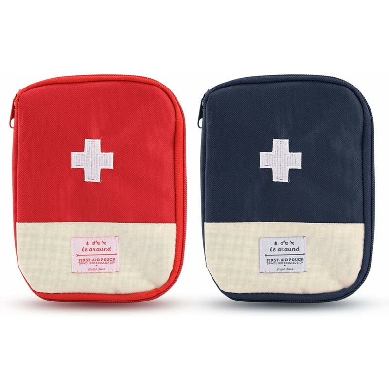 Boîte de trousse de premiers soins d'urgence en métal portable avec 2  Serrures de sécurité