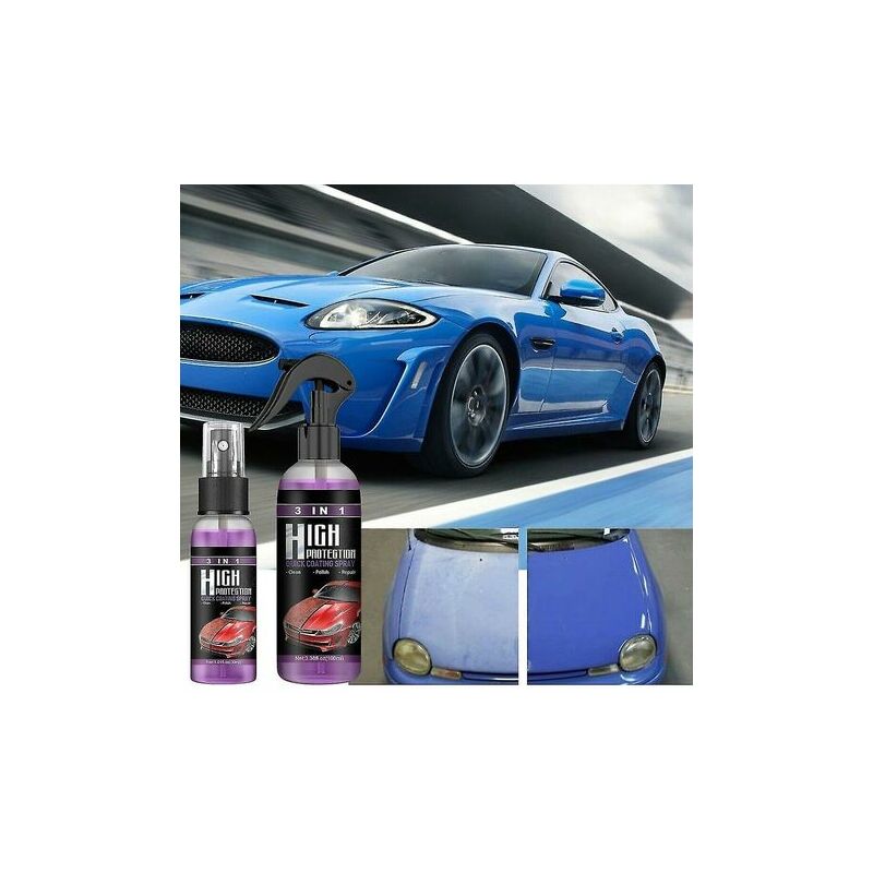 3 en 1 Haute Protection Rapide Car Coat Revêtement Céramique Spray
