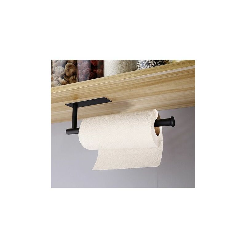 Porte-serviettes en papier, support de papier essuie-tout, support de  rouleau de papier toilette, support vertical en bois massif, porte-mouchoirs,  décoration de table, cadeau de cuisine (couleur : porte-serviettes en papier  B) 