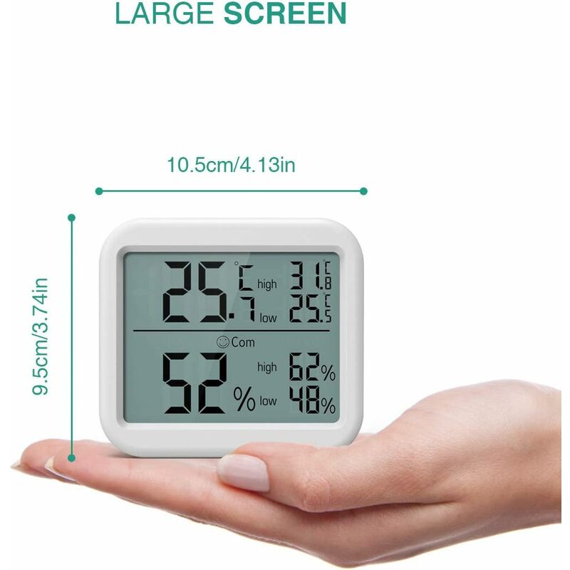 Thermomètre numérique LCD de type stylo hygromètre enregistreur