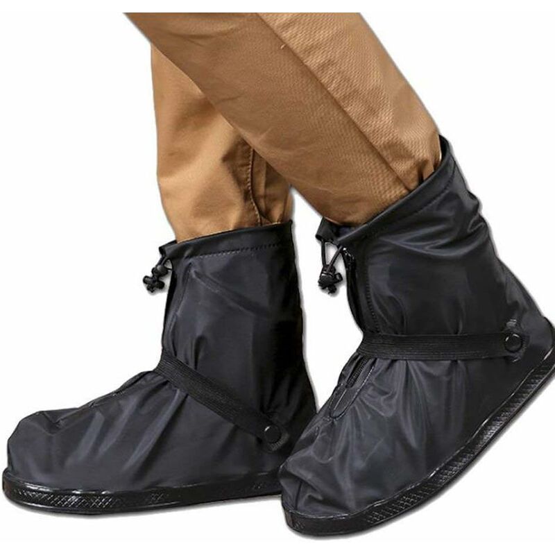Couvre-bottes imperméables en PVC réutilisables, couvre-chaussures,  protège-chaussures, bottes de pluie, galoches, boue de voyage, pêche en  plein air