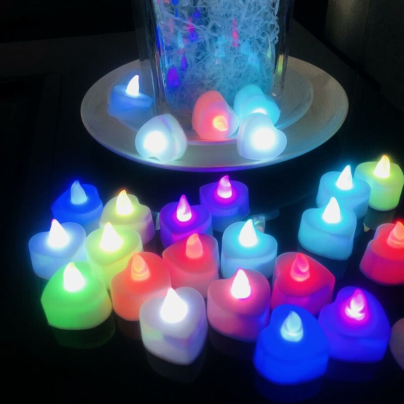 Bougies LED sans flamme, 3 pièces, alimentation en plastique, pilier,  lumière scintillante, pour la maison, fête, Halloween, noël, décor -  AliExpress