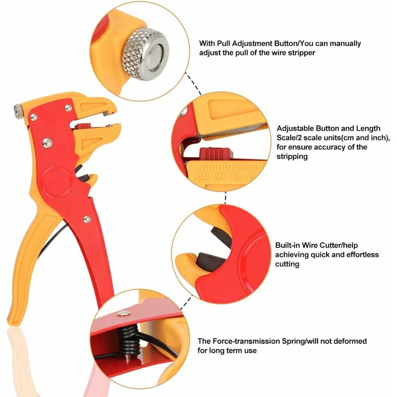 PINCE A DENUDER AUTOMATIQUE 0,2-0,6 MM²