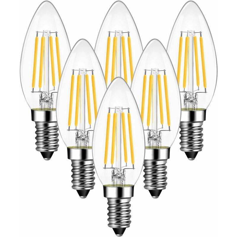Ampoule de remplacement rétro sel E14 220V 1W, Mini veilleuse tubulaire à  intensité variable, équivalent 10W, lampe à Filament LED pour la décoration