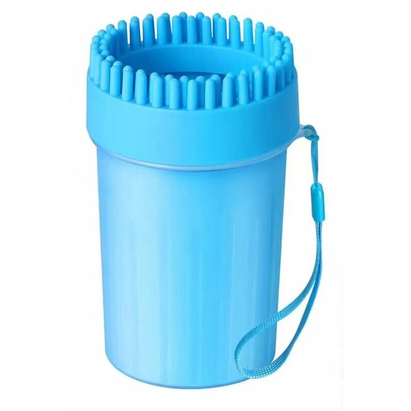 Nettoyeur De Pattes De Chien Portable Avec Lanière, Tasse De Lave-pattes De  Chien Autonettoyante, Brosse