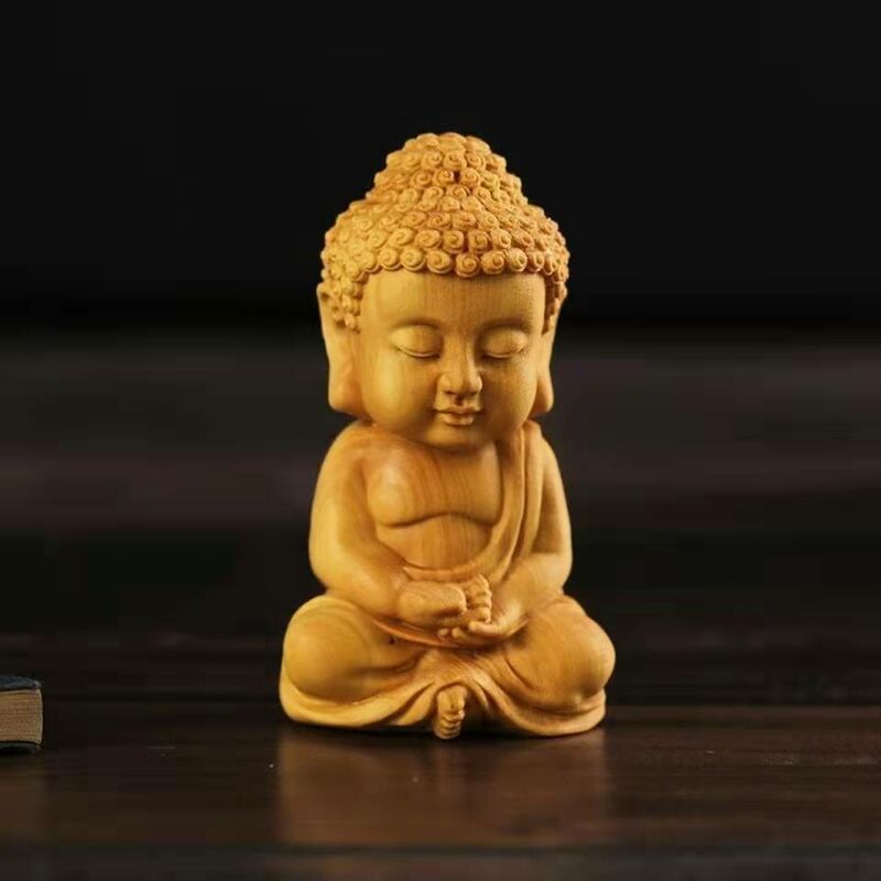 Statue de chat bouddha Zen et heureux en meditation, idéale pour la décoration  intérieure et extérieure maison et jardin Magnifique cadeau figurine design  moderne en resine,Supoerma, (18cm x 12cm x 8c 