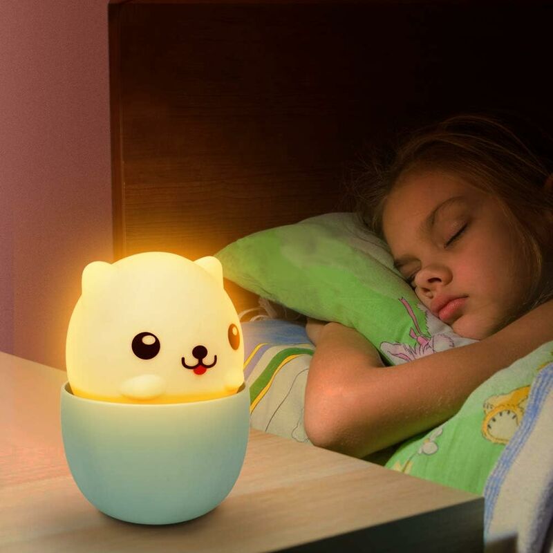 BESTA - Veilleuse LED, Veilleuse canard en silicone avec minuterie,  Veilleuse LED, Veilleuse bébé, Lampe de presse, Chambre d'enfant, Lampe de  chevet rechargeable par USB avec 2 modes d'éclairage - Lampes de