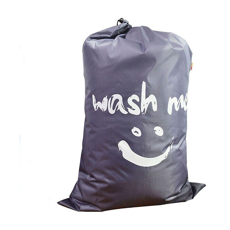 Nylon Sac à linge Sacs de voyage Organisateur de rangement Pochette Panier  Machine à laver Lavable Vêtements sales Sac à cordon de serrage Grande  capacité