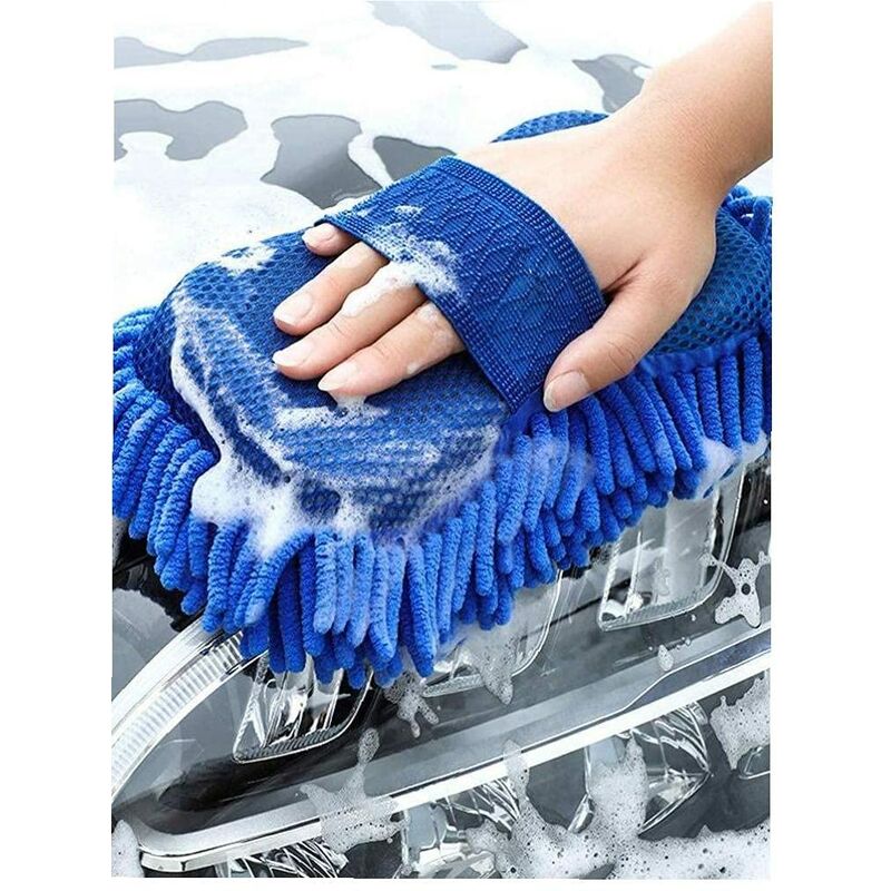 5pcs New Chiffons De Nettoyage Chiffon Microfibre Voiture Wash