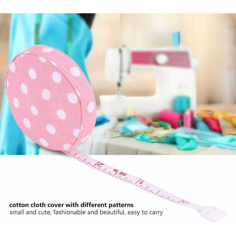 2 Pack Soft Tape Measure pour le corps Couture Tissu Tissu Artisanat Maison  Mesure, Ruban à mesurer portable avec porte-clés