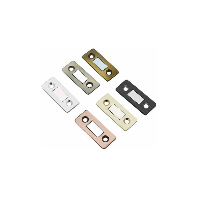 8PCS Aimant Porte Placard Ultra Mince Loquet Magnetique En Acier Inoxydable